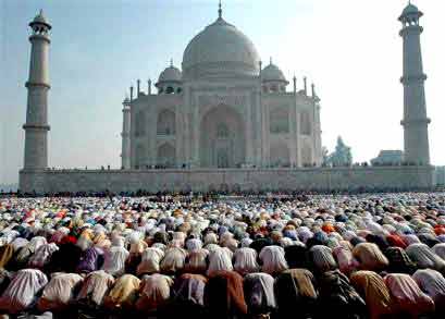 Muslim at Prayer Time